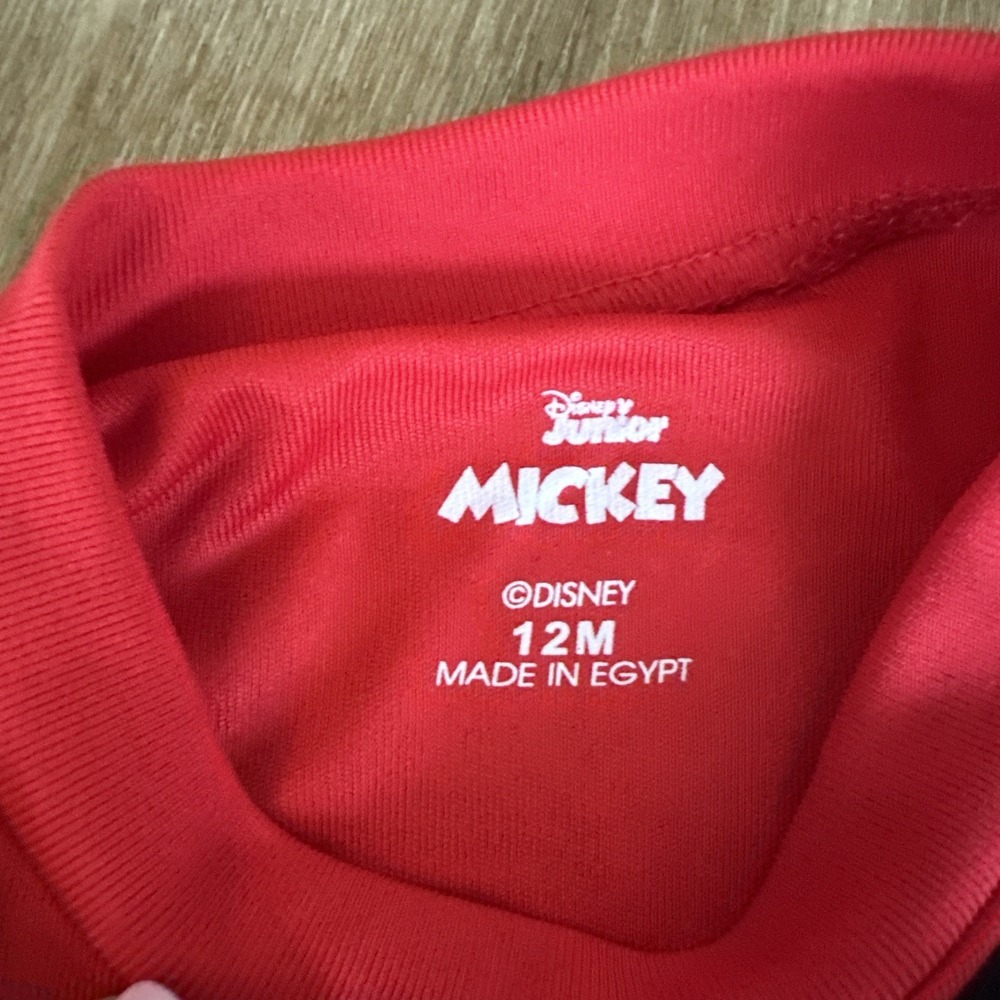 Disney Junior Mickey Mouse "Cool Kid" Baby Short Set Size 12M 2 Piece NEW - Picture 3 of 7